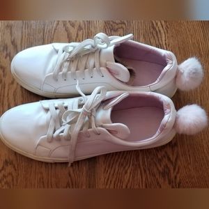 Madden Girl White bunny sneakers size 9